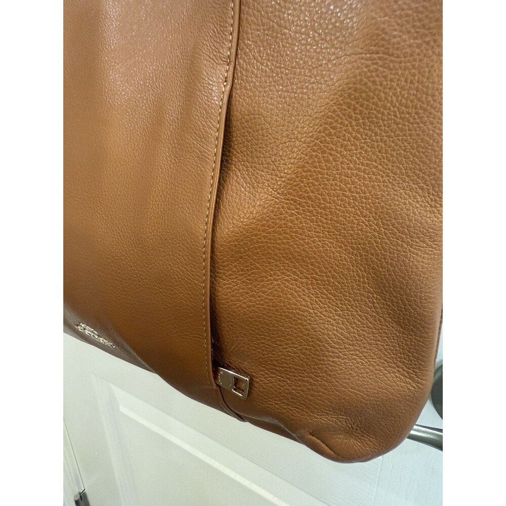 Coach Brown Pebbled Leather Madison Isabelle Hobo Bag Purse Shoulder Crossbody - Picture 6 of 14